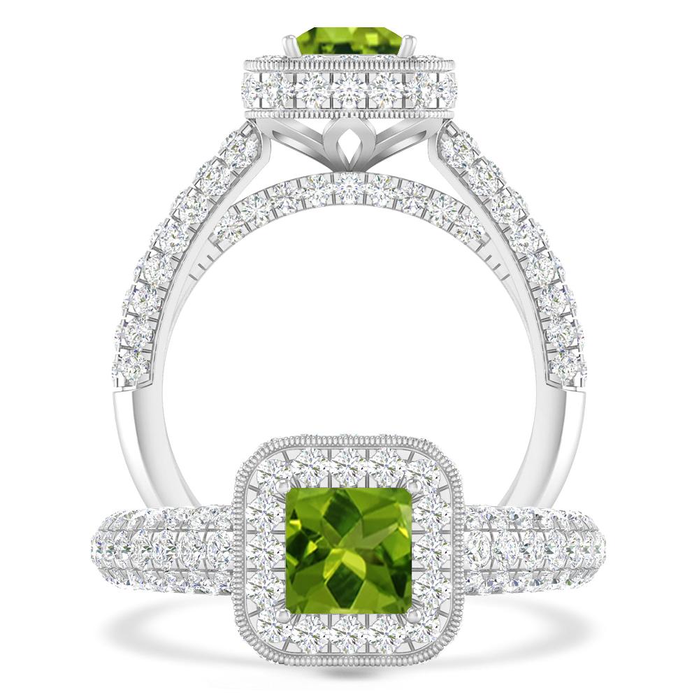 White Gold - Peridot