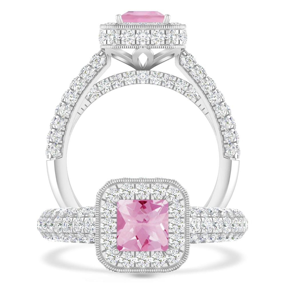 White Gold - Pink Tourmaline