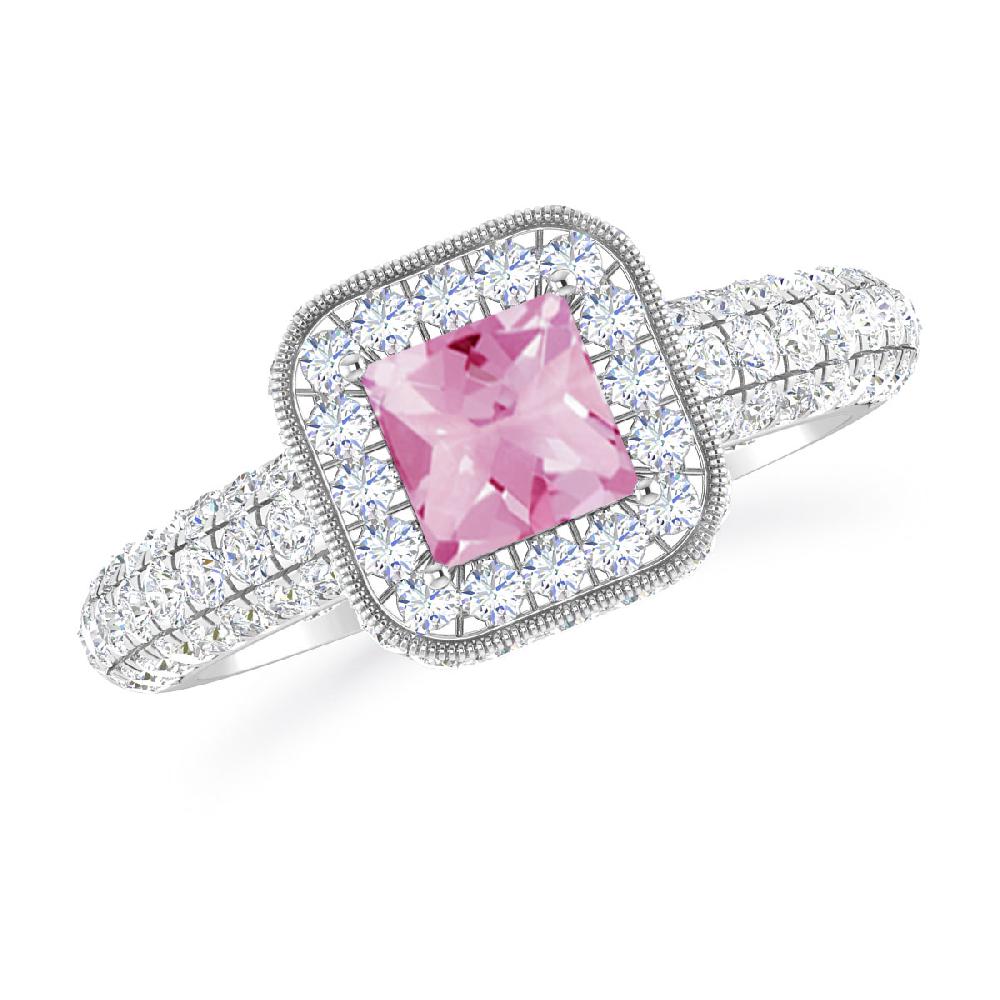 White Gold - Pink Tourmaline