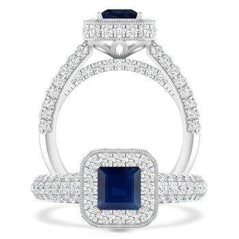 White Gold - Sapphire