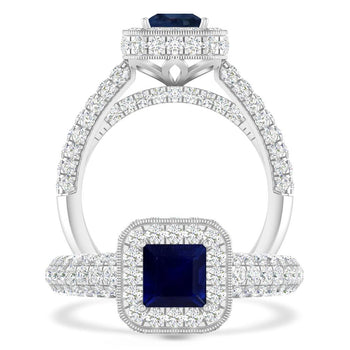 White Gold - Sapphire