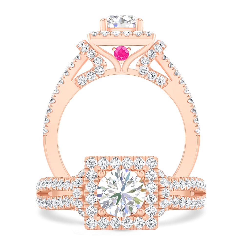 Rose Gold - Diamond