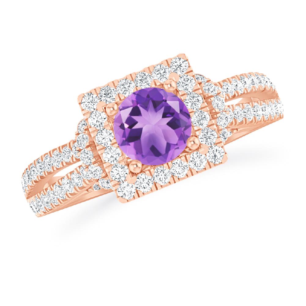 Rose Gold - Amethyst