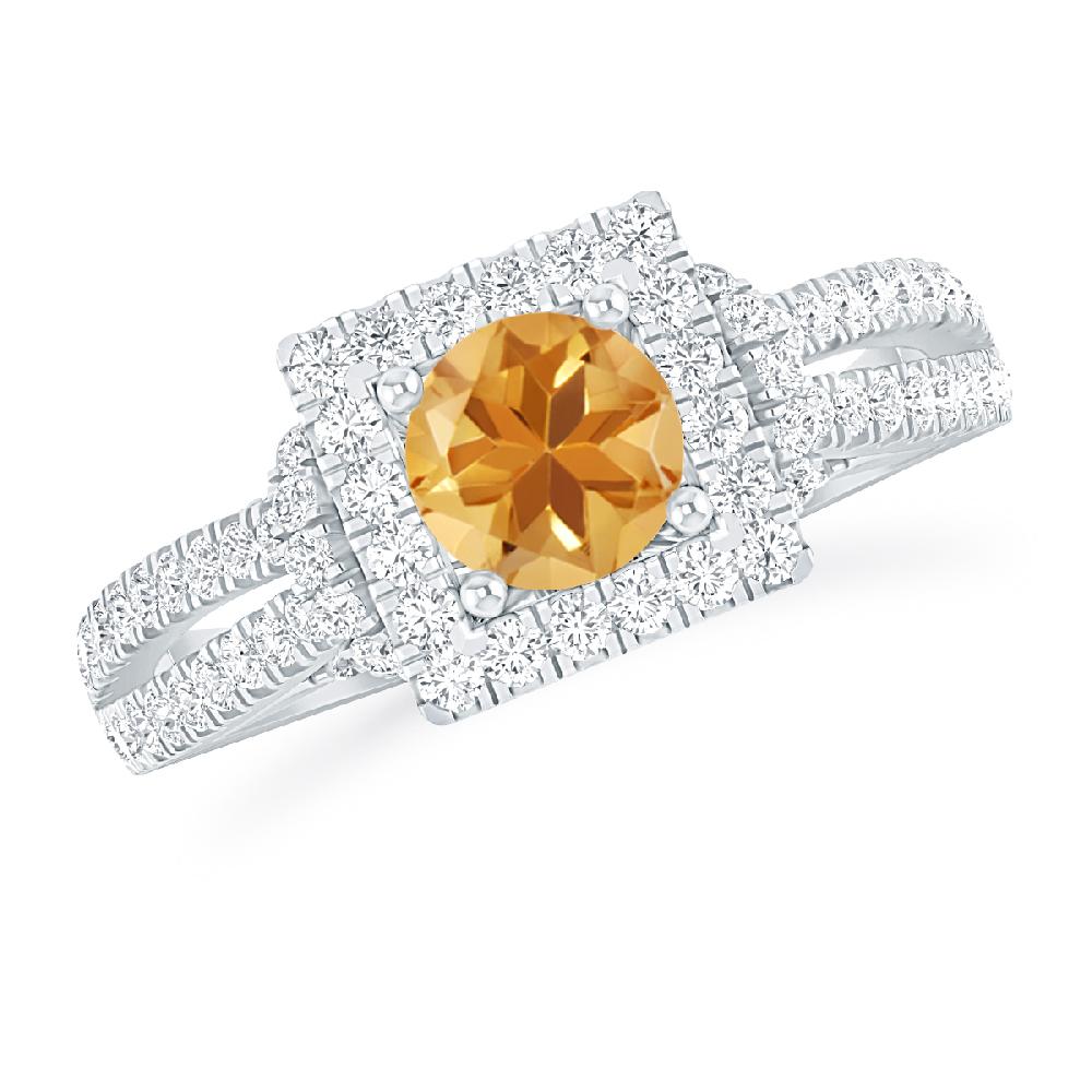 White Gold - Citrine