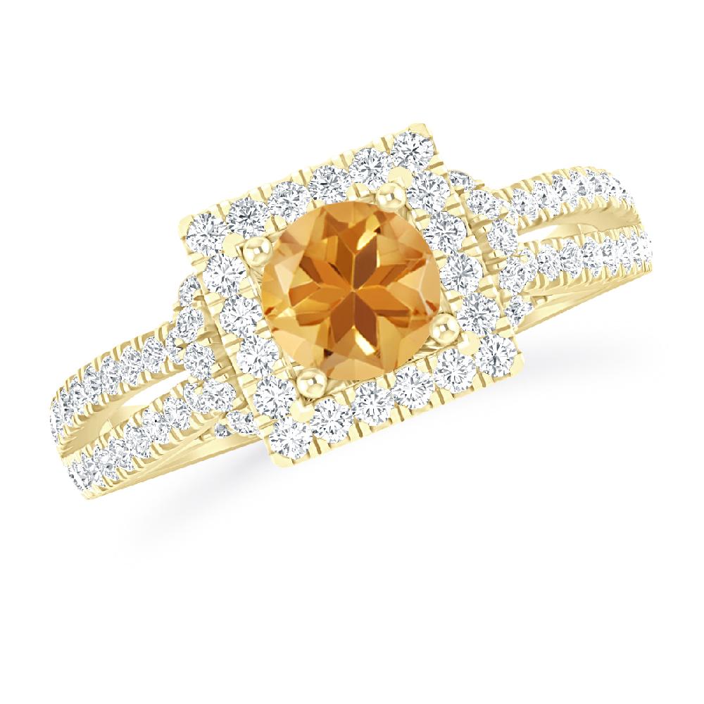 Yellow Gold - Citrine