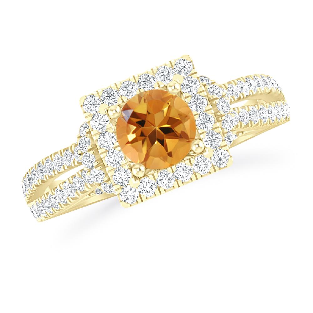 Yellow Gold - Citrine