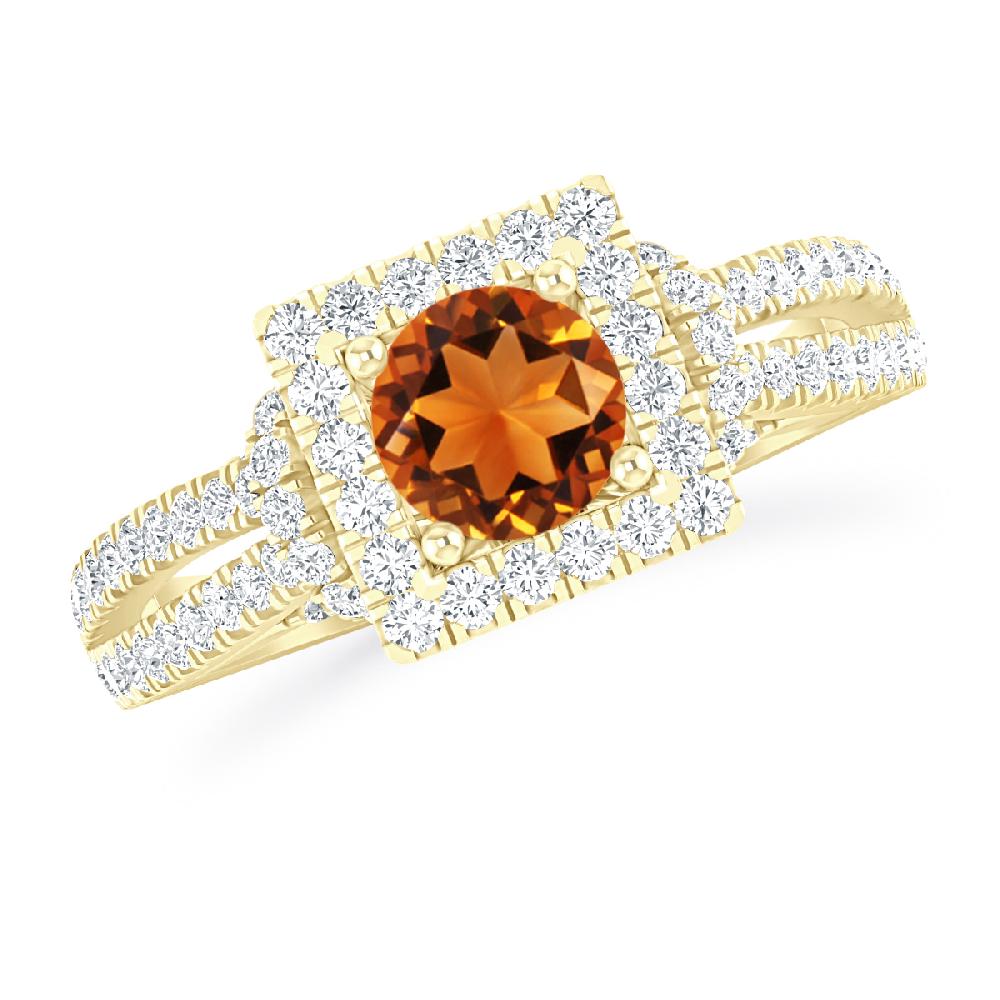 Yellow Gold - Citrine