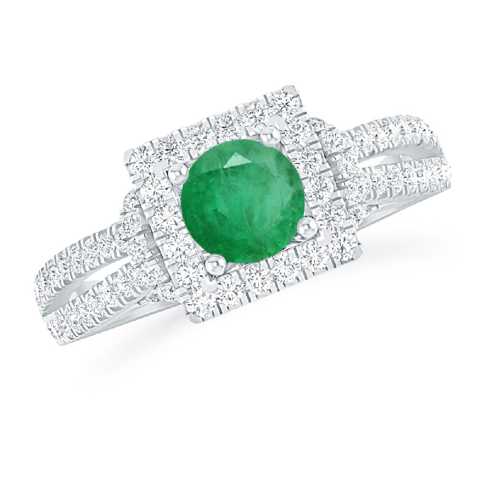 White Gold - Emerald