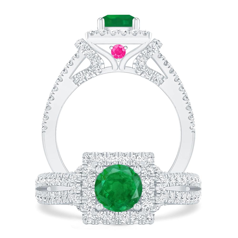 White Gold - Emerald