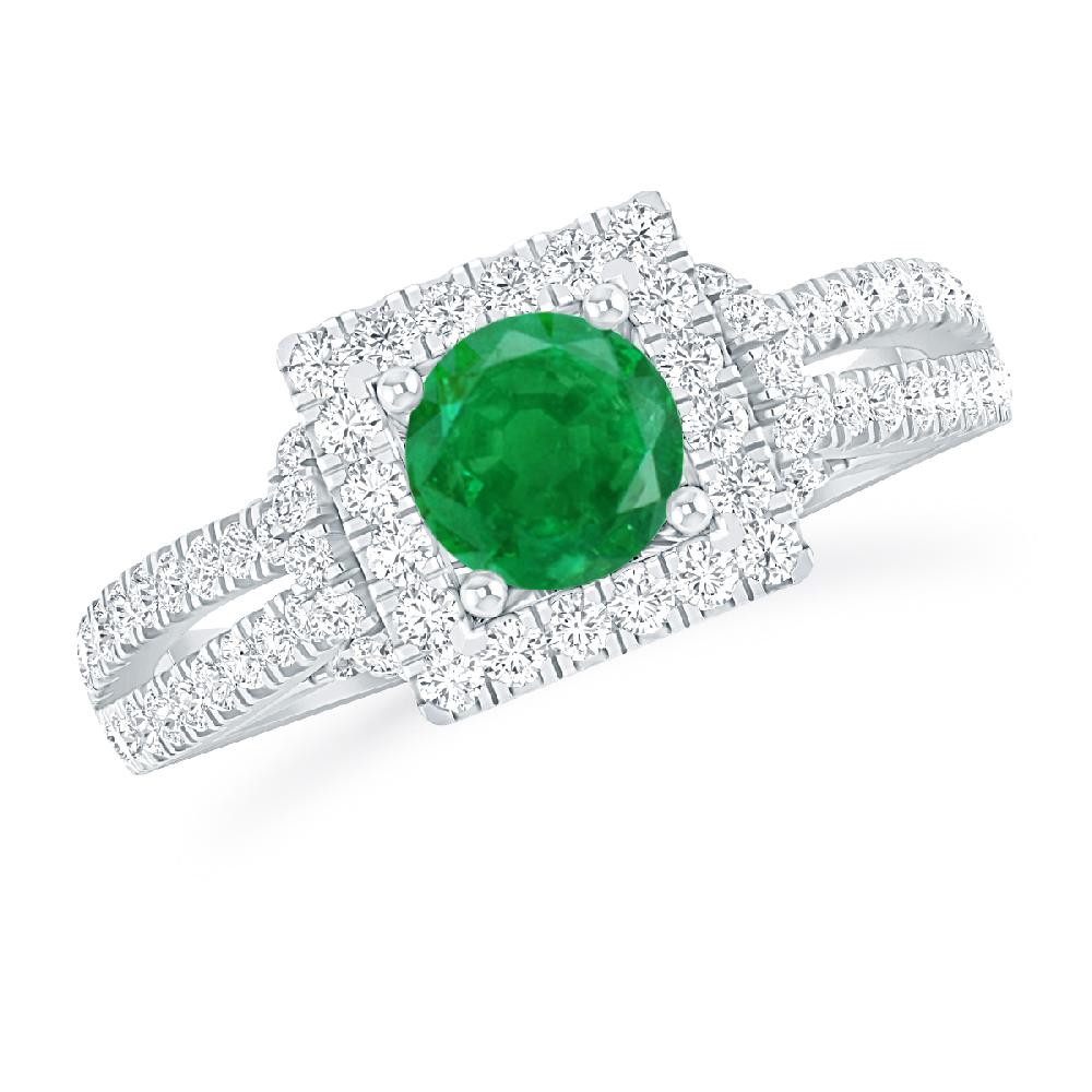 White Gold - Emerald