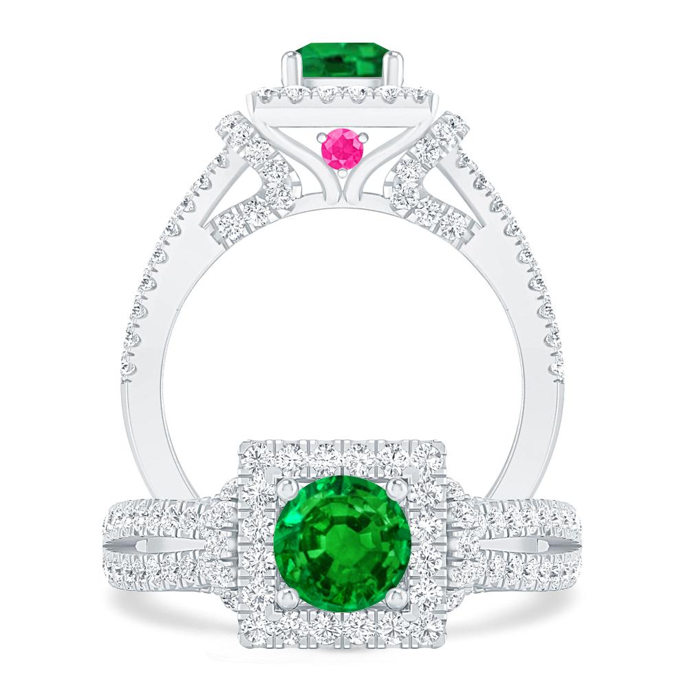 White Gold - Emerald