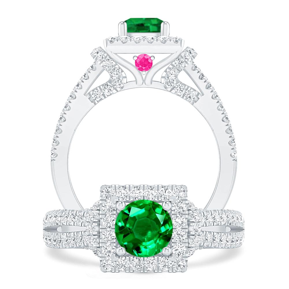 White Gold - Emerald