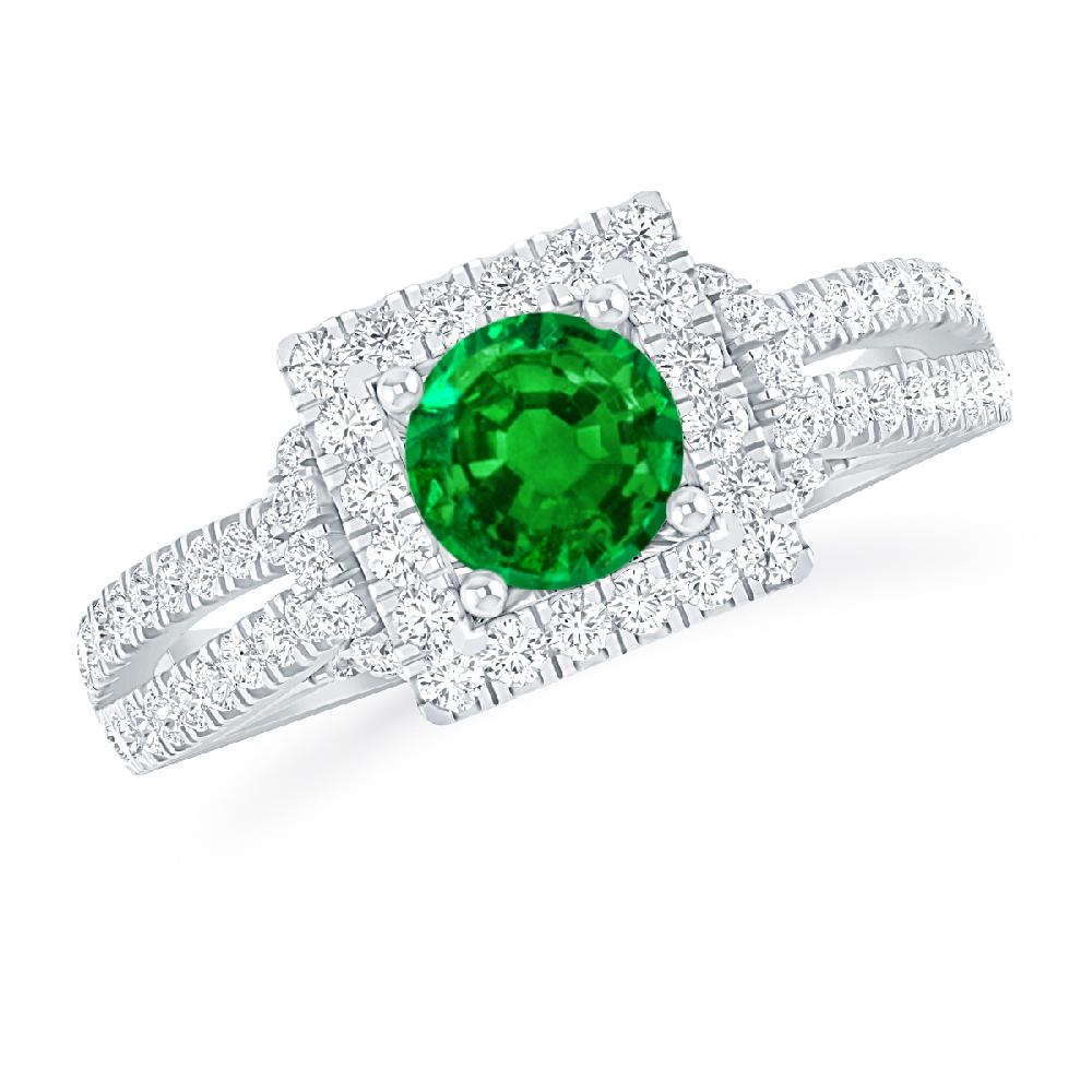 White Gold - Emerald