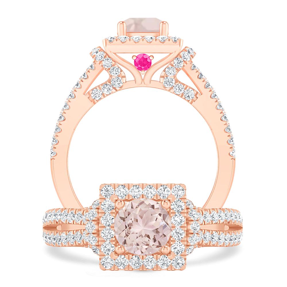 Rose Gold - Morganite