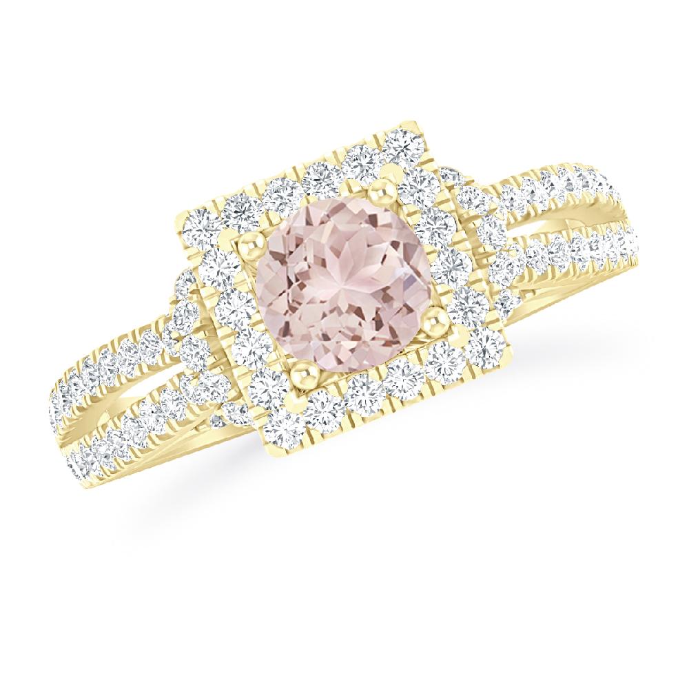 Yellow Gold - Morganite