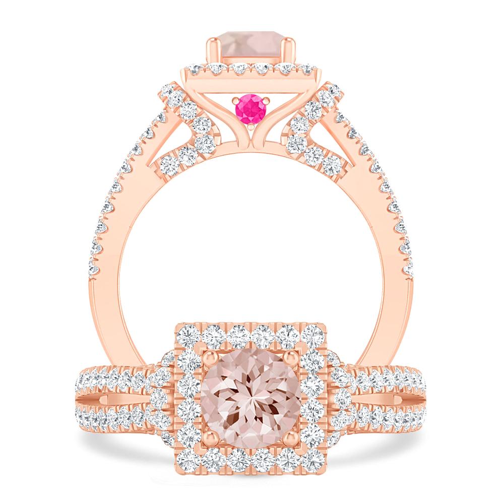 Rose Gold - Morganite