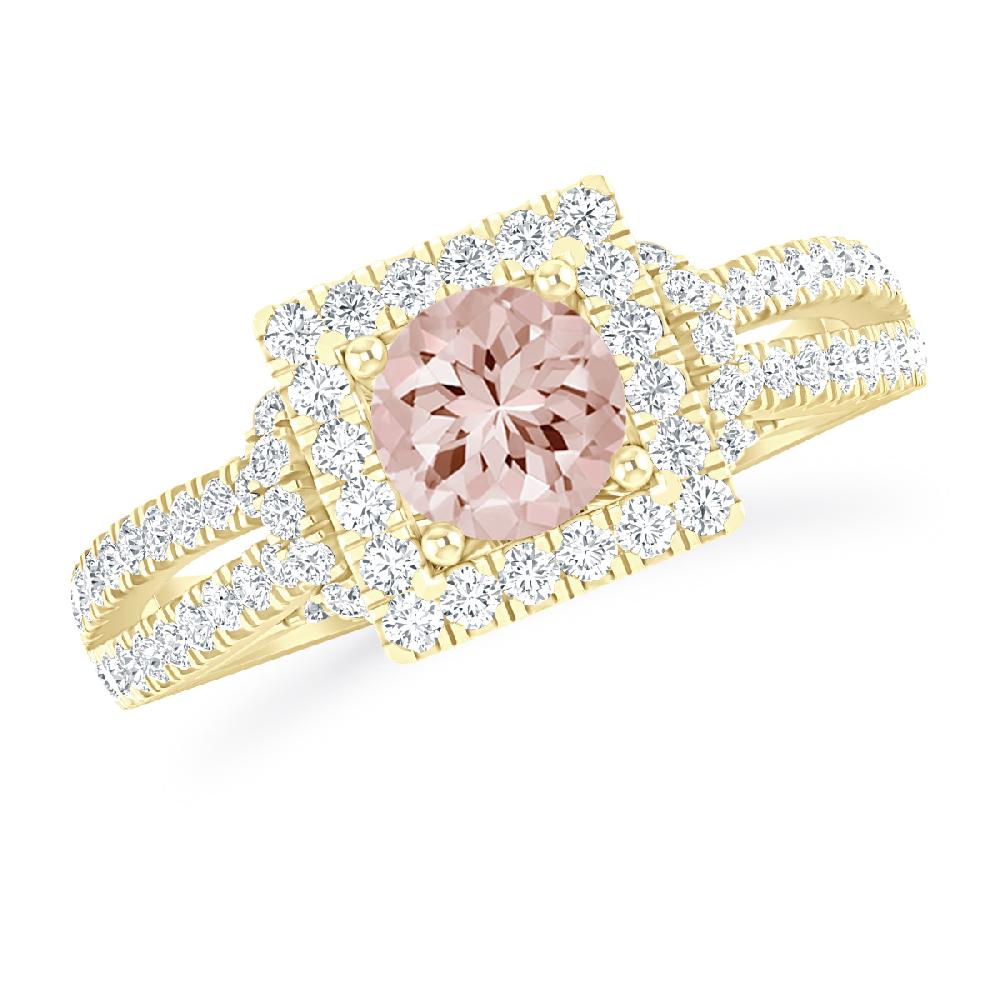 Yellow Gold - Morganite