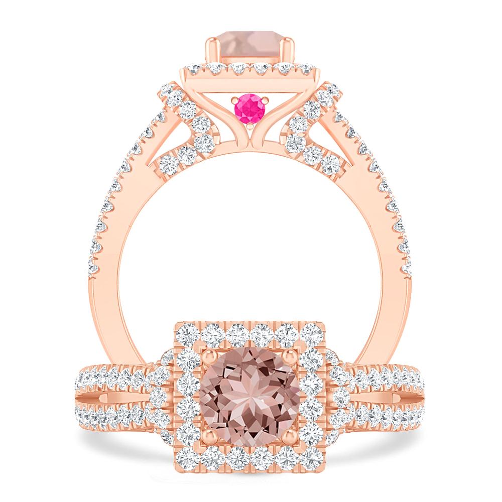 Rose Gold - Morganite