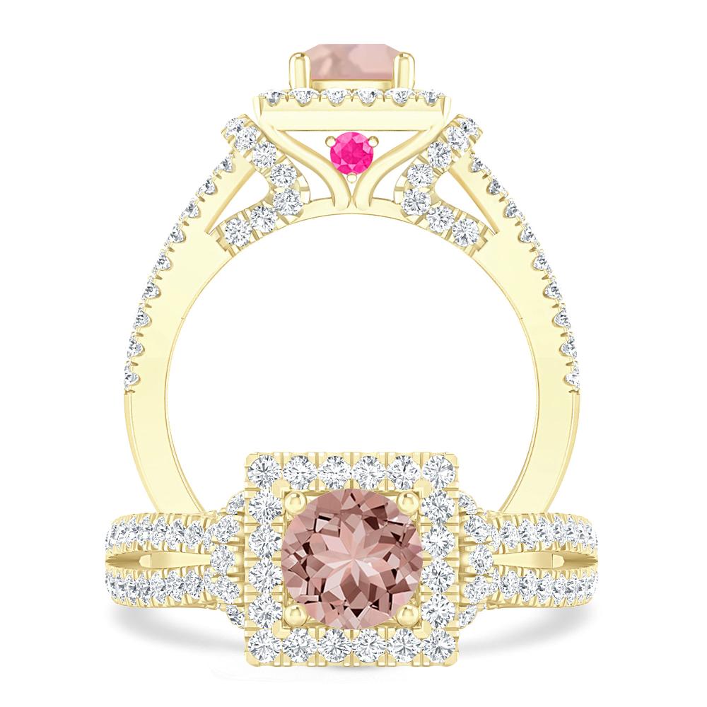 Yellow Gold - Morganite