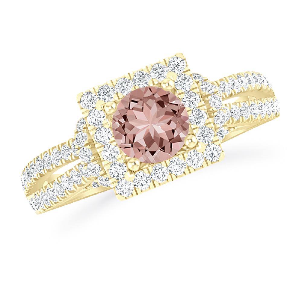 Yellow Gold - Morganite