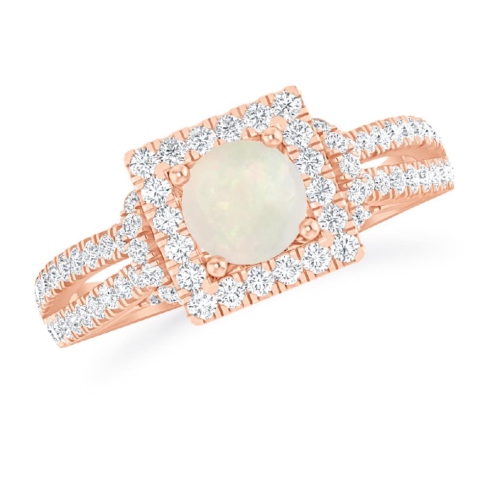 Rose Gold - Opal