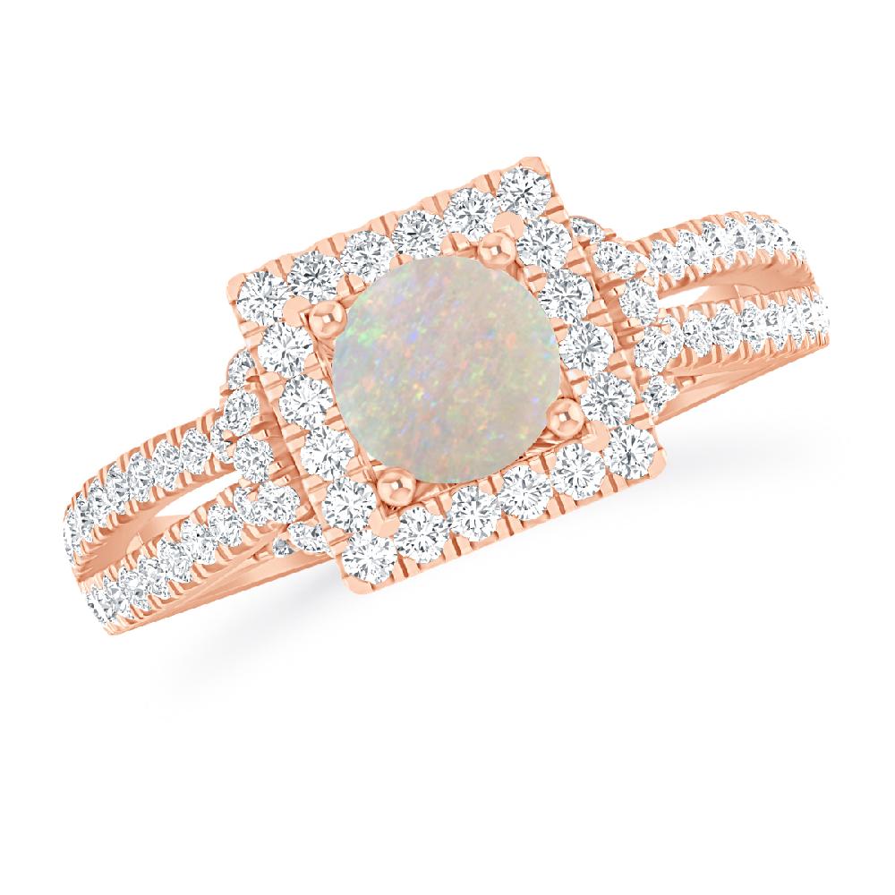 Rose Gold - Opal