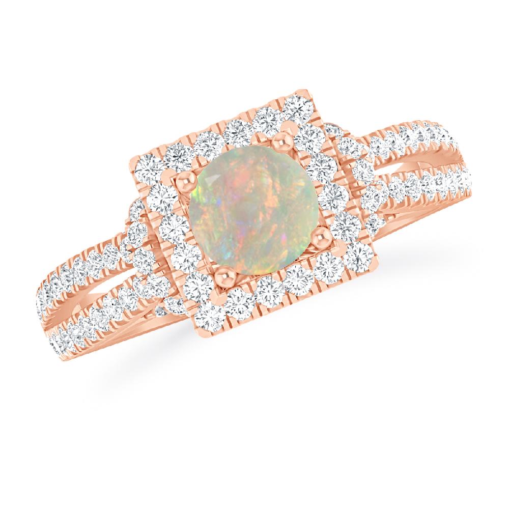 Rose Gold - Opal