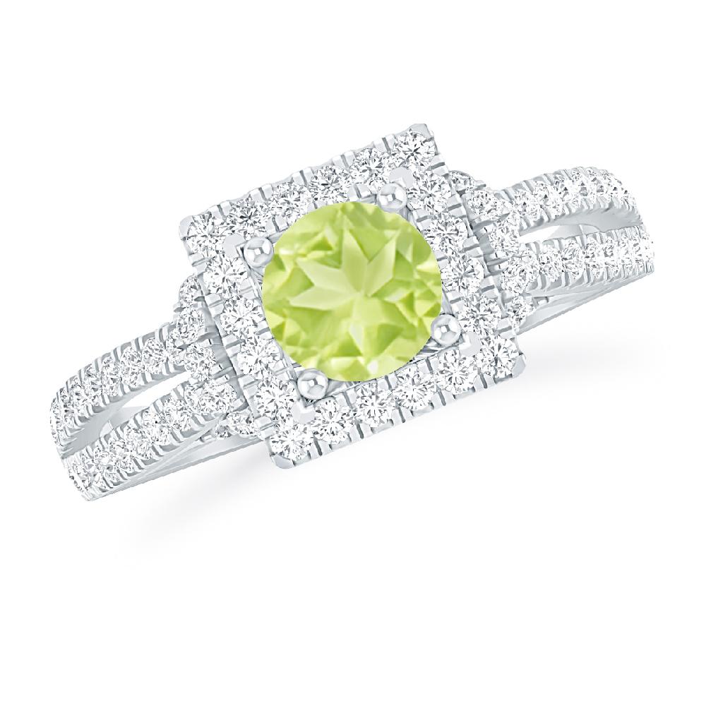 White Gold - Peridot