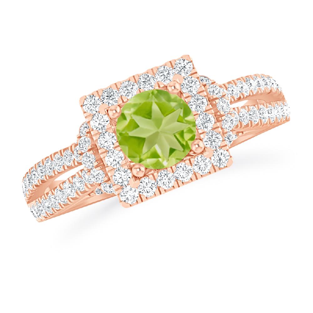 Rose Gold - Peridot