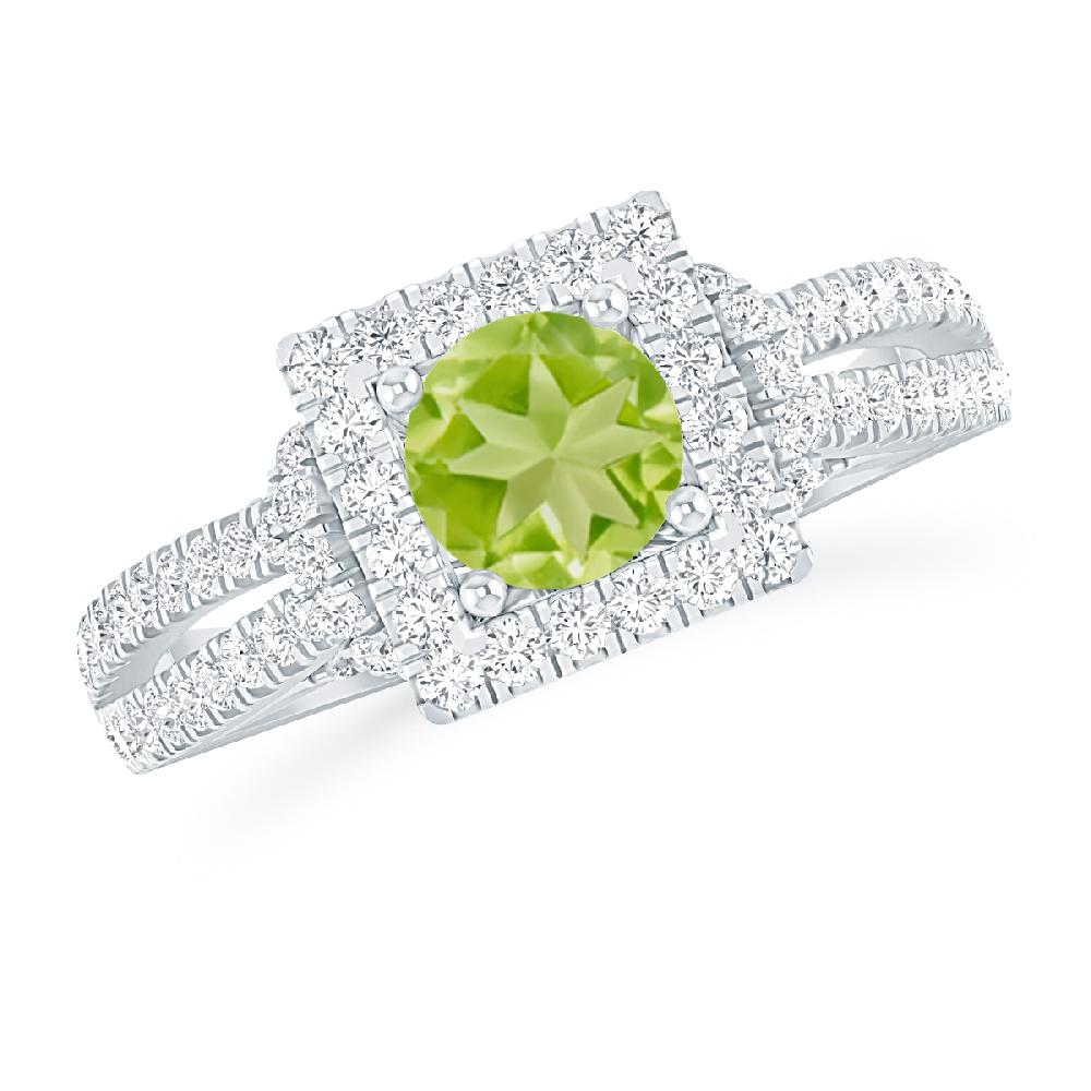 White Gold - Peridot