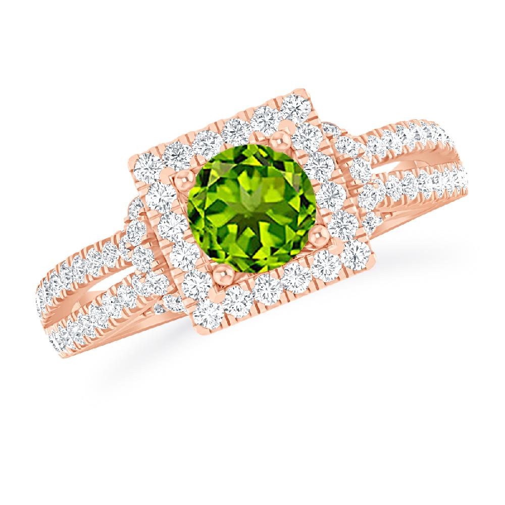 Rose Gold - Peridot