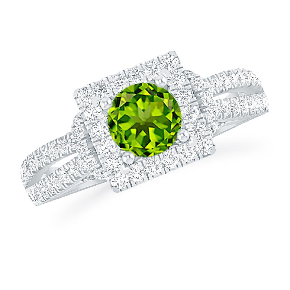 White Gold - Peridot