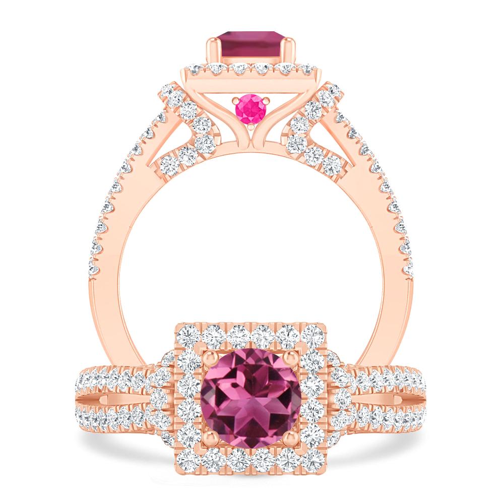 Rose Gold - Pink Tourmaline