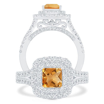 White Gold - Citrine