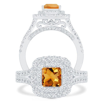 White Gold - Citrine