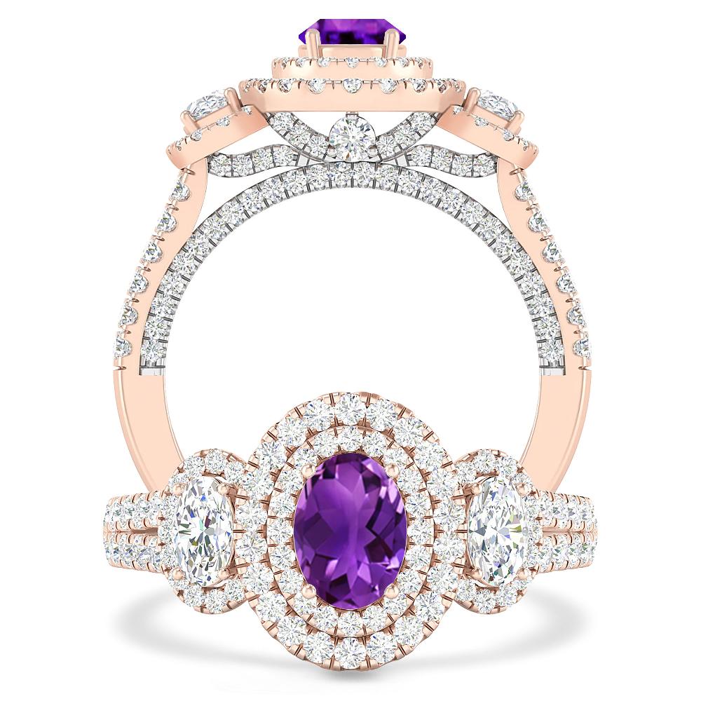 Rose Gold - Amethyst