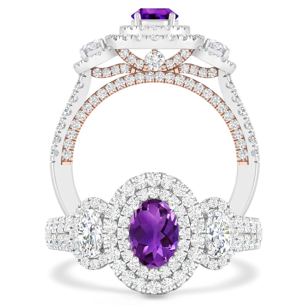 White Gold - Amethyst