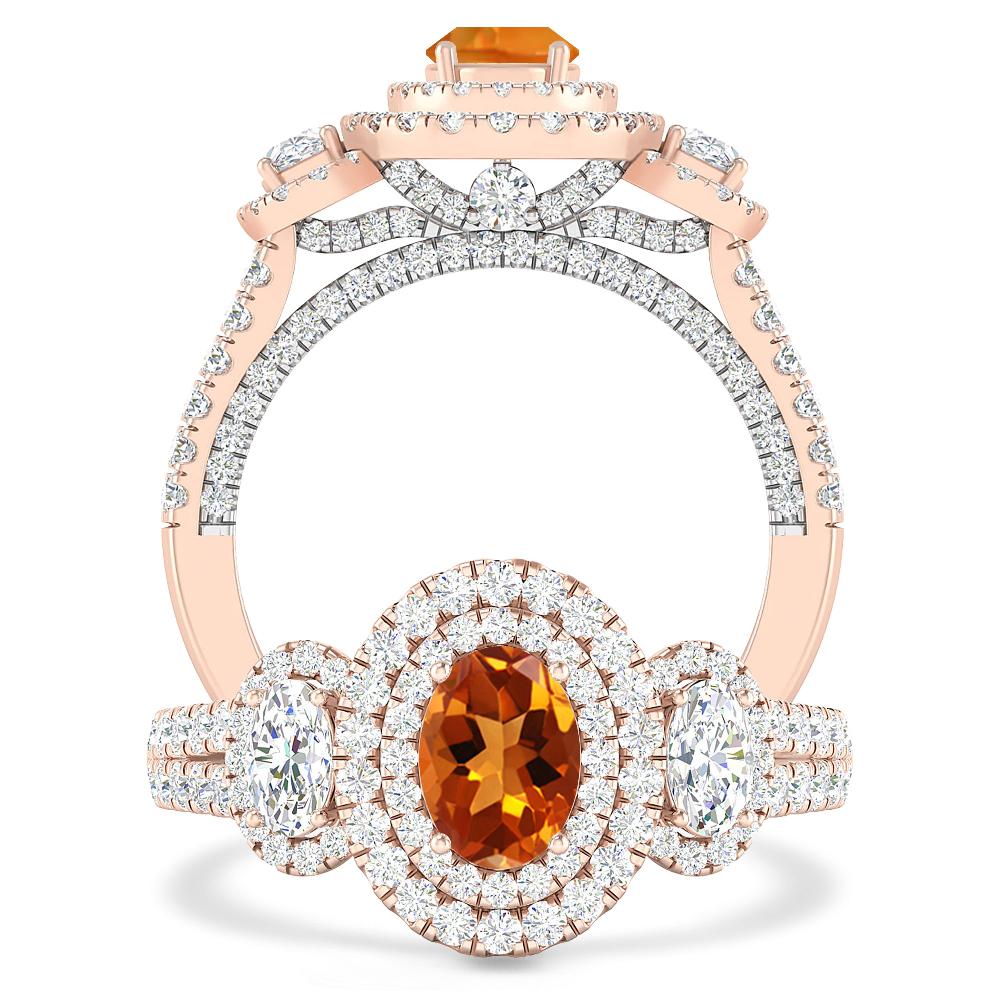 Rose Gold - Citrine