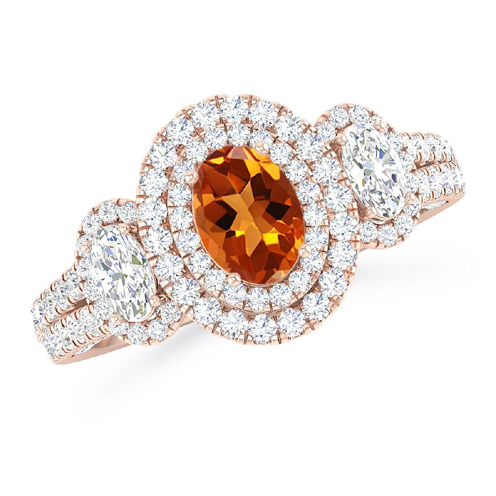 Rose Gold - Citrine