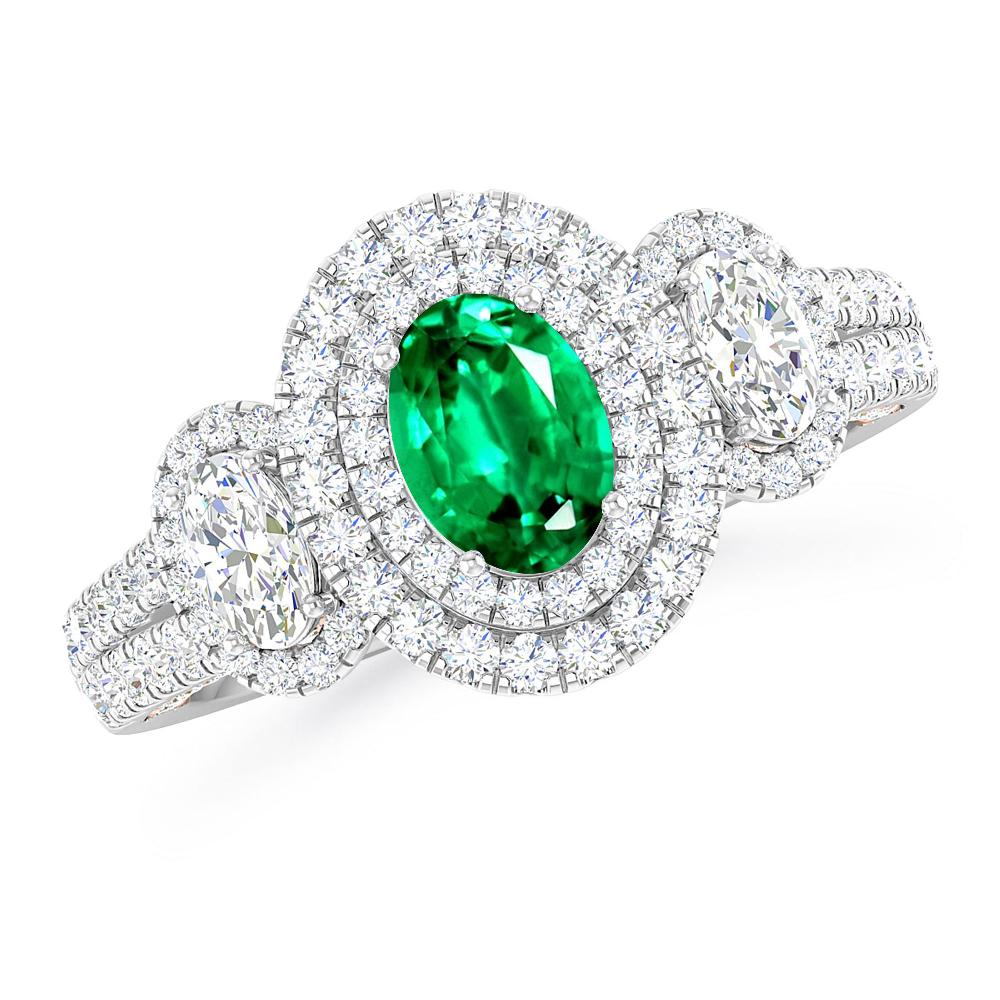 White Gold - Emerald