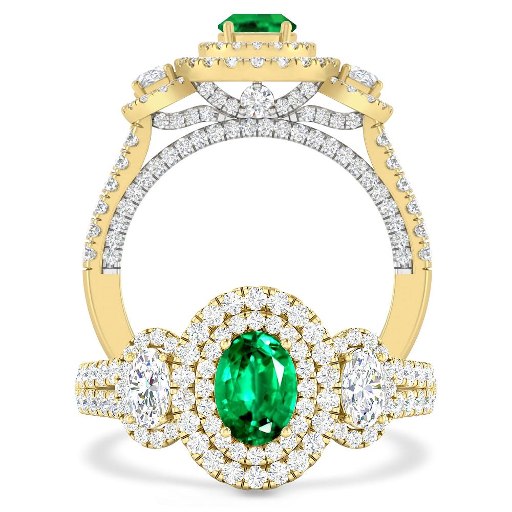 Yellow Gold - Emerald