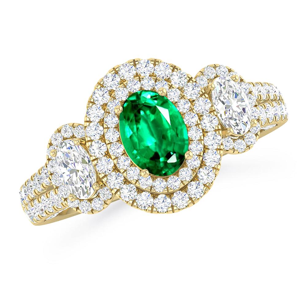 Yellow Gold - Emerald