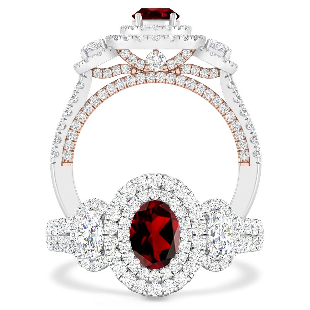 White Gold - Garnet