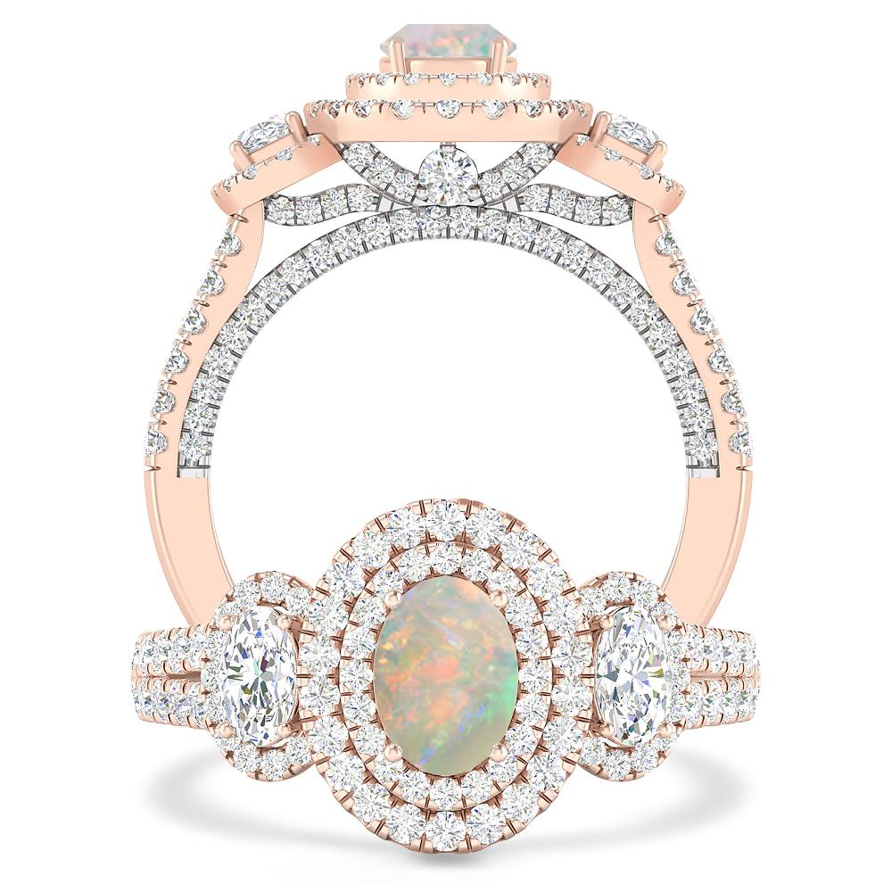 Rose Gold - Opal