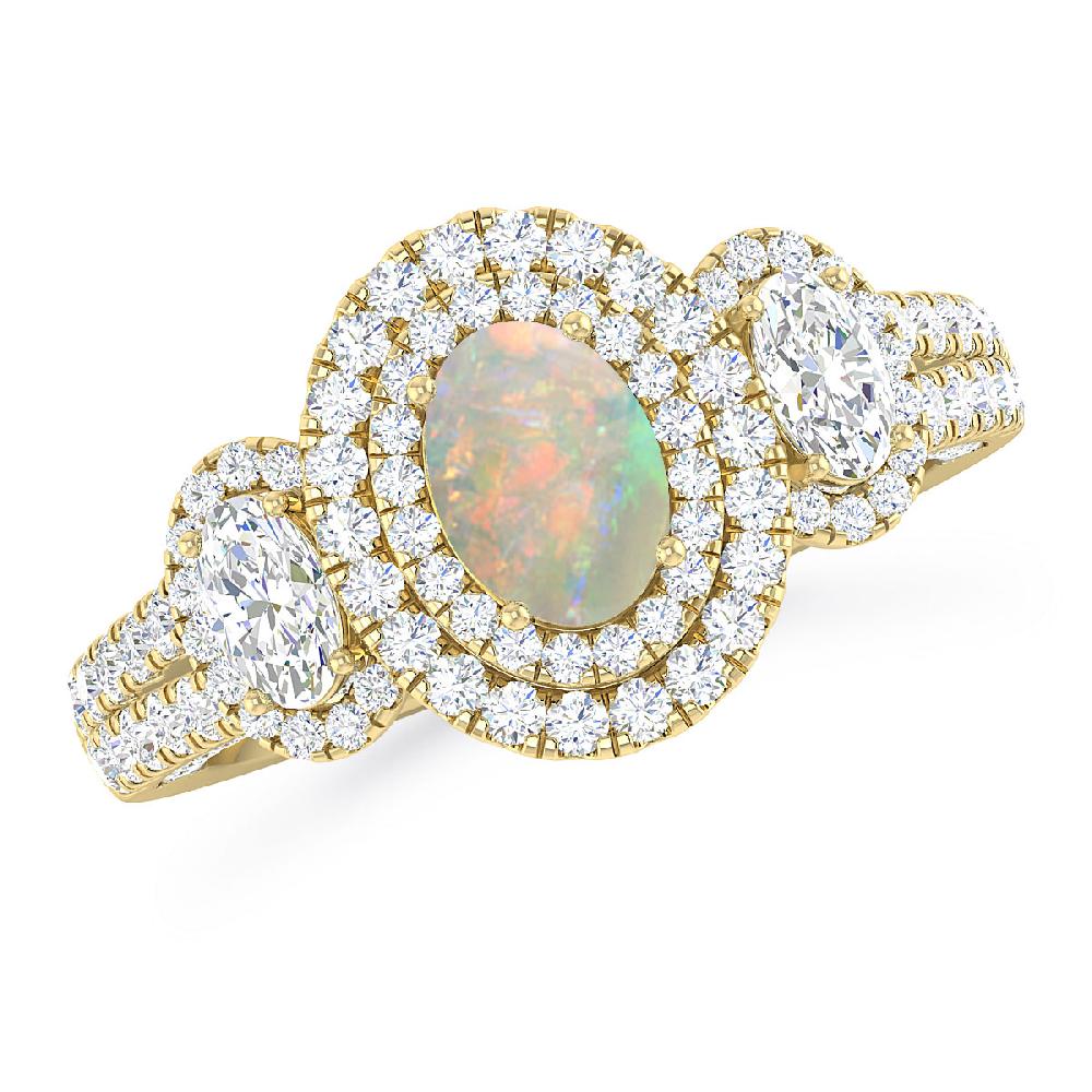 Yellow Gold - Opal