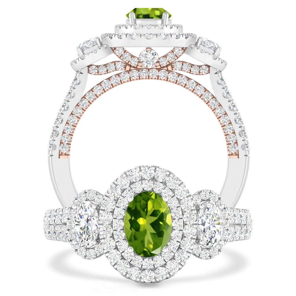 White Gold - Peridot