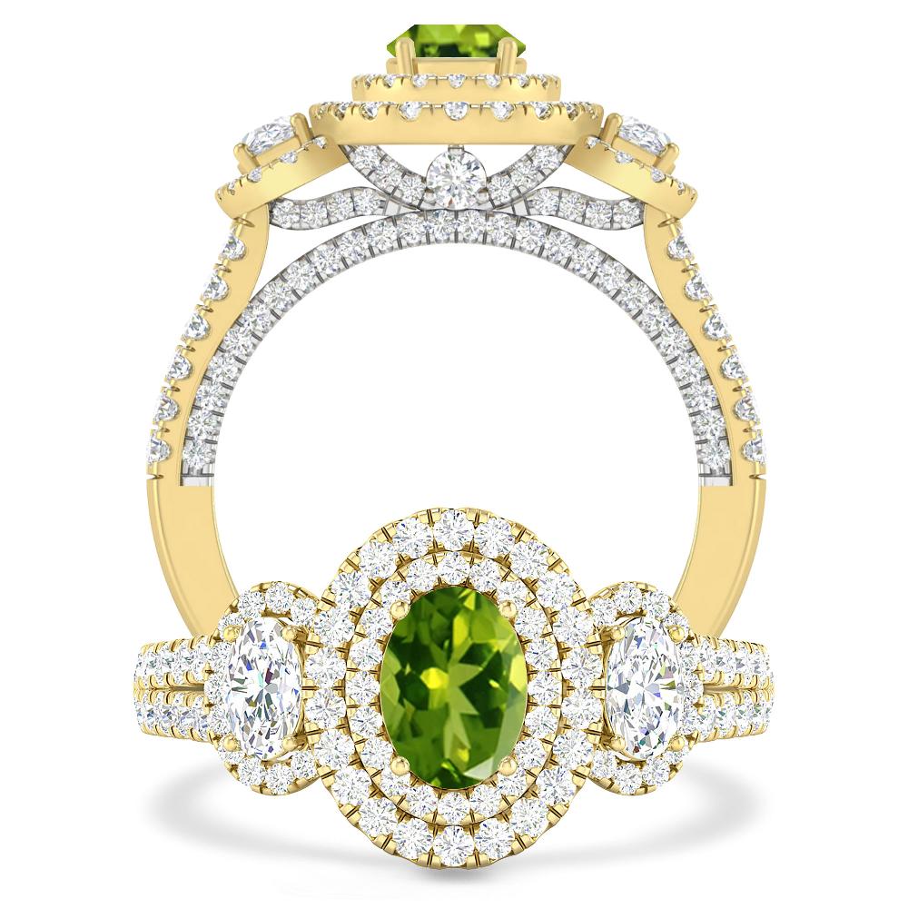 Yellow Gold - Peridot