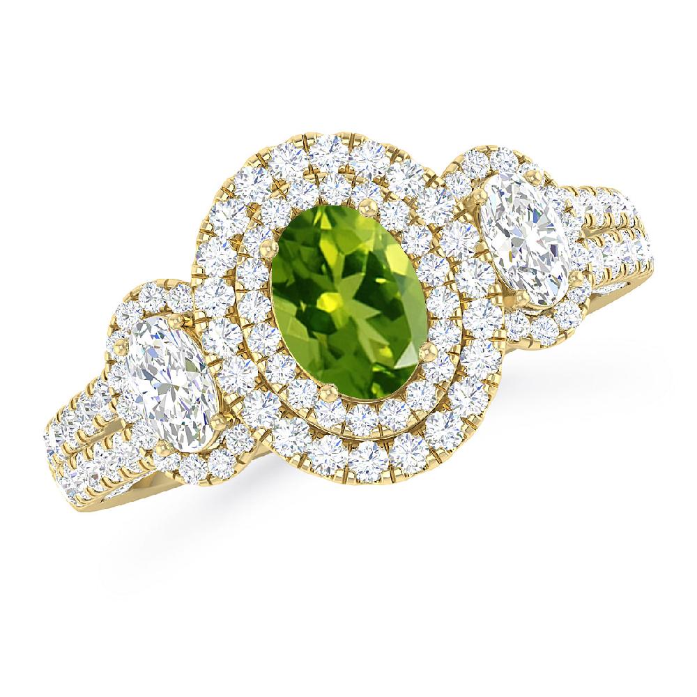 Yellow Gold - Peridot