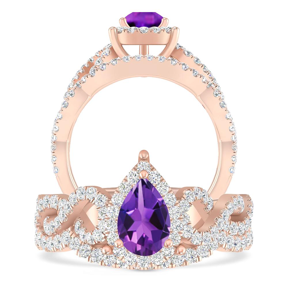 Rose Gold - Amethyst