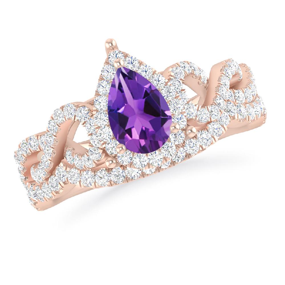 Rose Gold - Amethyst